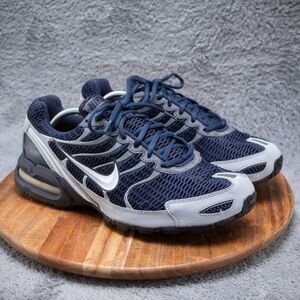 Nike Mens Air Max Torch 4 Running Shoes Obsidian Blue Wolf Grey 343846-411 Sz 13